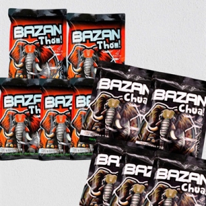 COMBO 10 GÓI 2 LOẠI (5 GÓI BAZAN THƠM + 5 GÓI BAZAN CHUA)