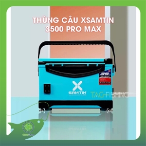 THÙNG CÂU XSAMTIN 3500 PROMAX-35L (TỰA LƯNG) - XANH NGỌC