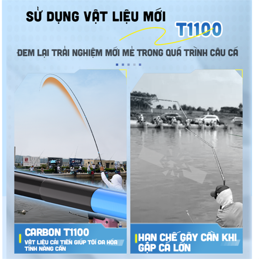 CẦN LƯỚT SÓNG - 4.5H - 3M6