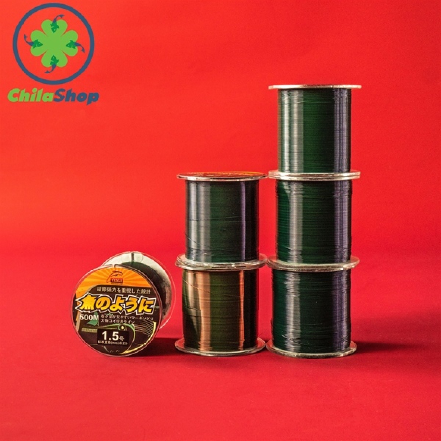 DÂY NILON YUYUE - HUỲNH QUANG - 3.5 (CUỘN-500M)