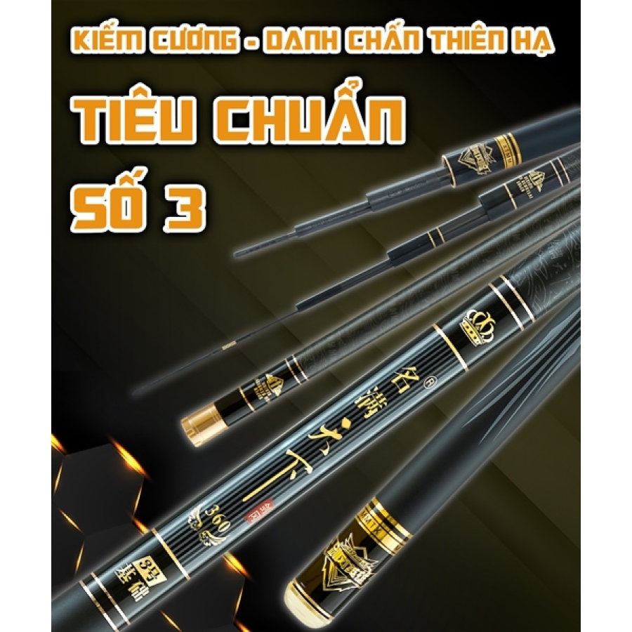 CẦN CÂU TAY TIÊU CHUẨN - SỐ 3 - 8.5H - 3M6