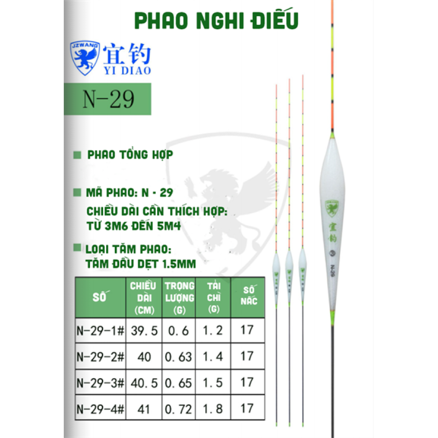 PHAO NGHI ĐIẾU - N29-SỐ 1 (CÂY)