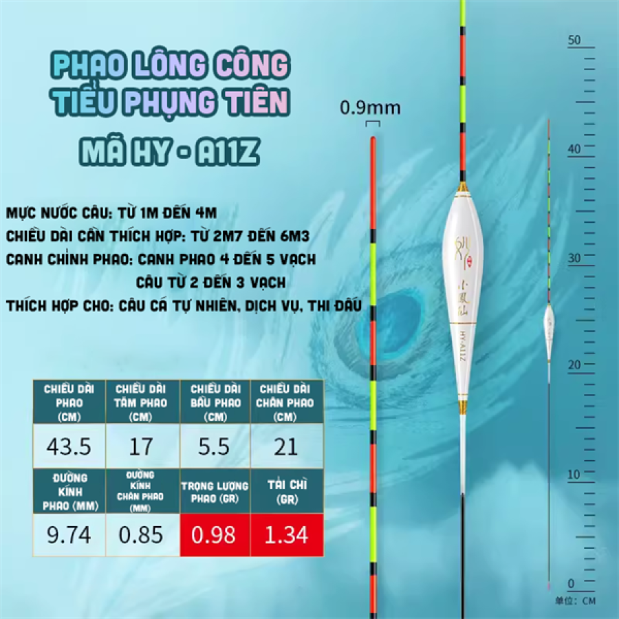 PHAO LÔNG CÔNG TIỂU PHỤNG TIÊN - HY - A11Z