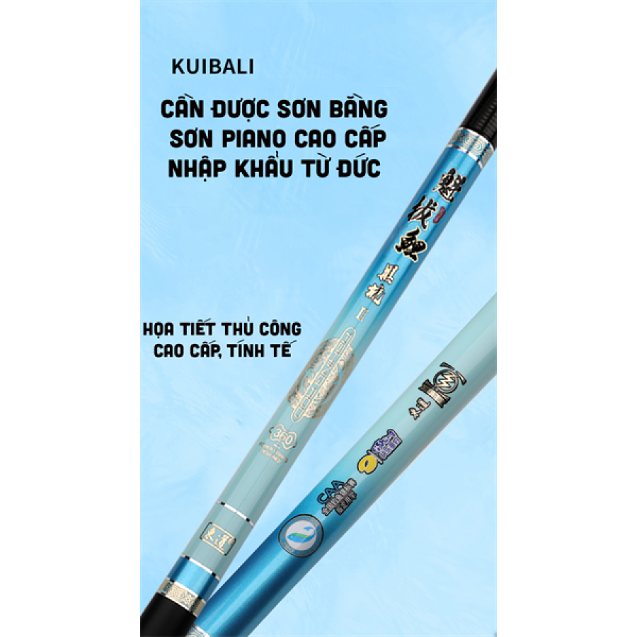 CẦN CÂU TAY KHÔI BẠT LÝ - THẾ HỆ 2 - 5M4 - 5H (CÂY)