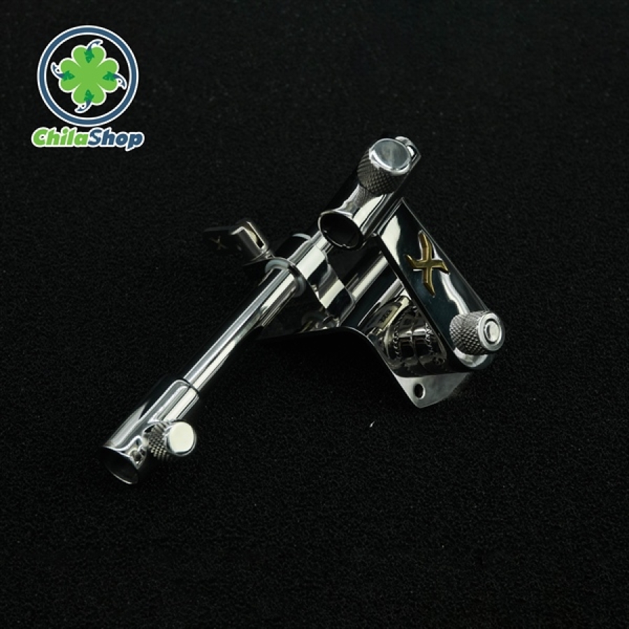 COMBO PAS INOX XSAMTIN - GÓC VUÔNG - LOGO NỔI - BẠCH KIM (BỘ (4 MÓN))