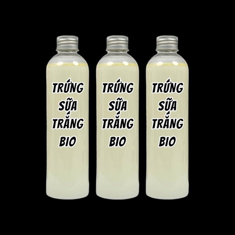 TRỨNG SỮA TRẮNG BIO - CHAI 350GR