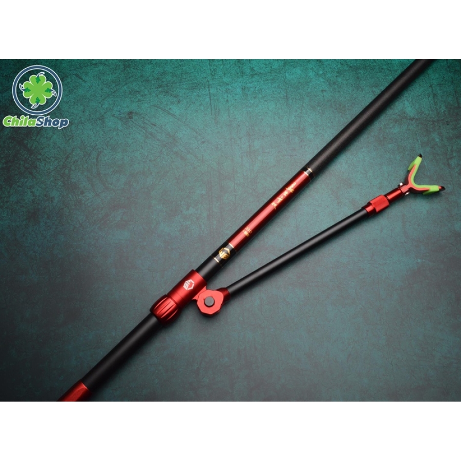 GÁC CẦN VIỀN HOA - ĐỎ - 2m7 (CÂY)