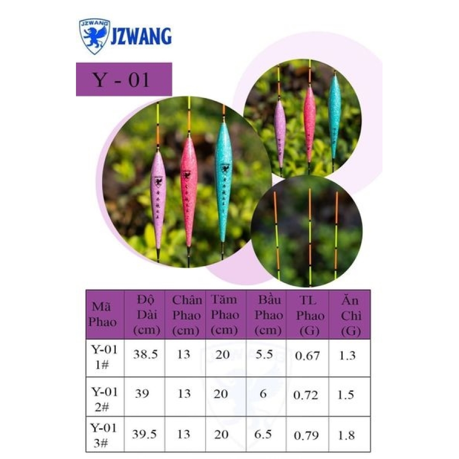 PHAO JZWANG LIMITED - Y - 01 - SỐ 1 (TÍM)