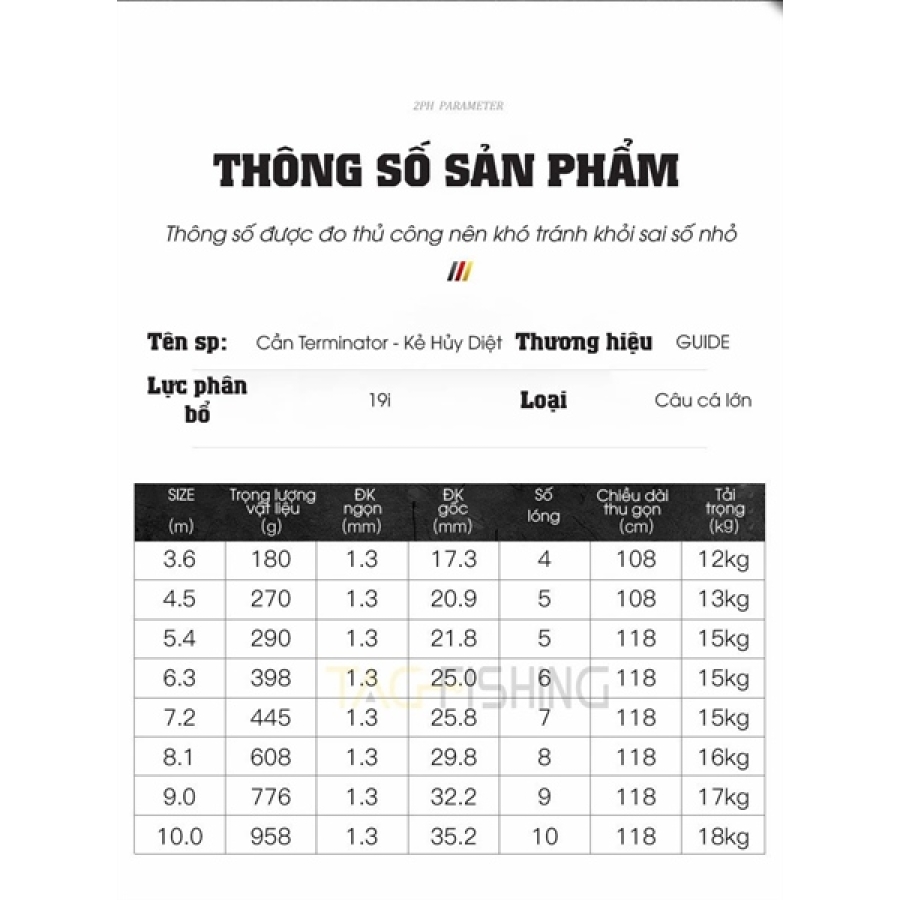 CẦN TAY GUIDE TERMINATOR - 7M2