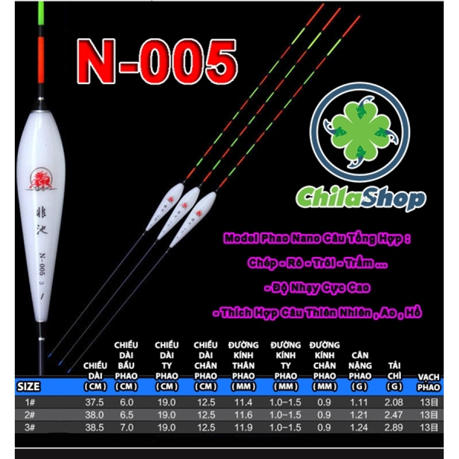 PHAO NANO HỎA KỲ LÂN - N-005 SỐ 3 (CÂY)