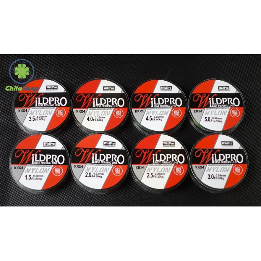 DÂY NILON WILDPRO - TEM ĐỎ - XANH LÁ - 5.0