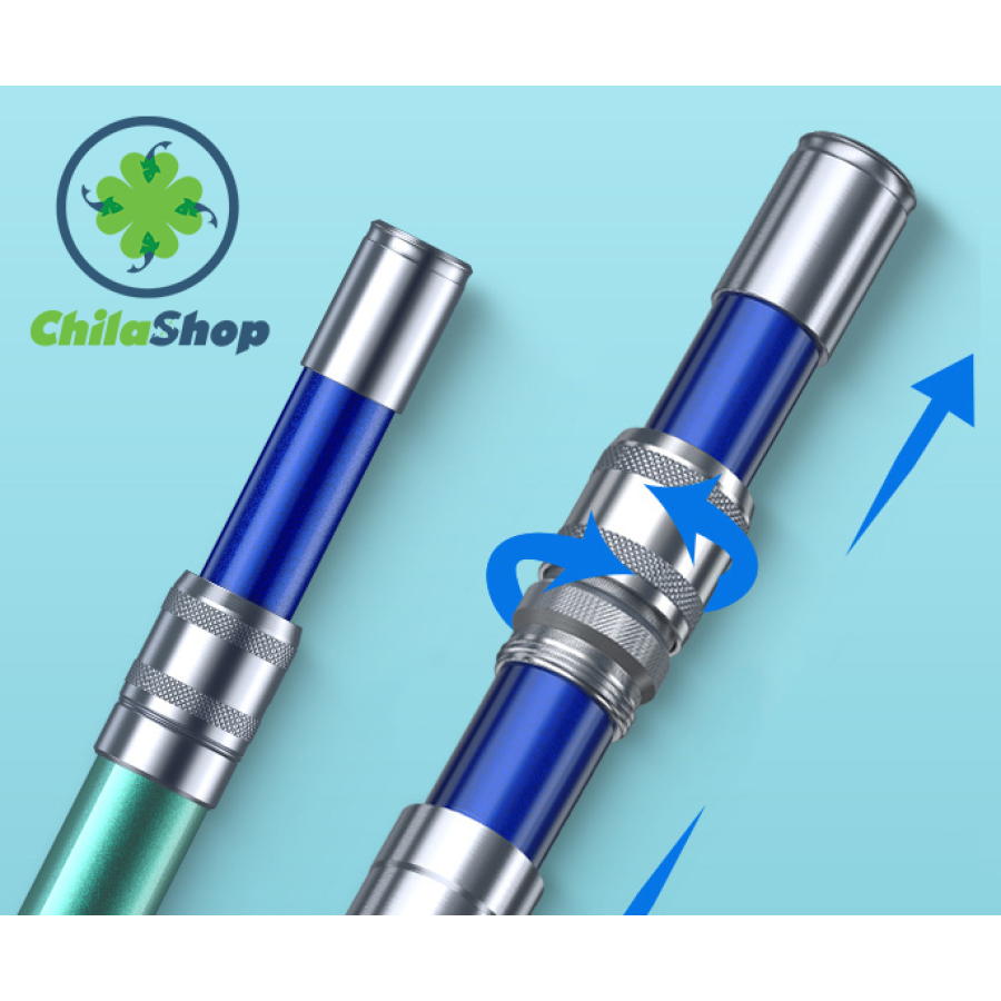 CÁN VỢT CÁ HEO TÍM - 3m (CÂY)