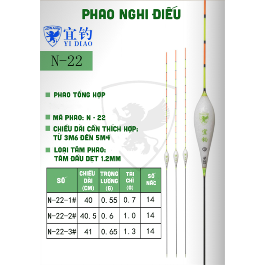 PHAO NGHI ĐIẾU - N22-SỐ 2 (CÂY)