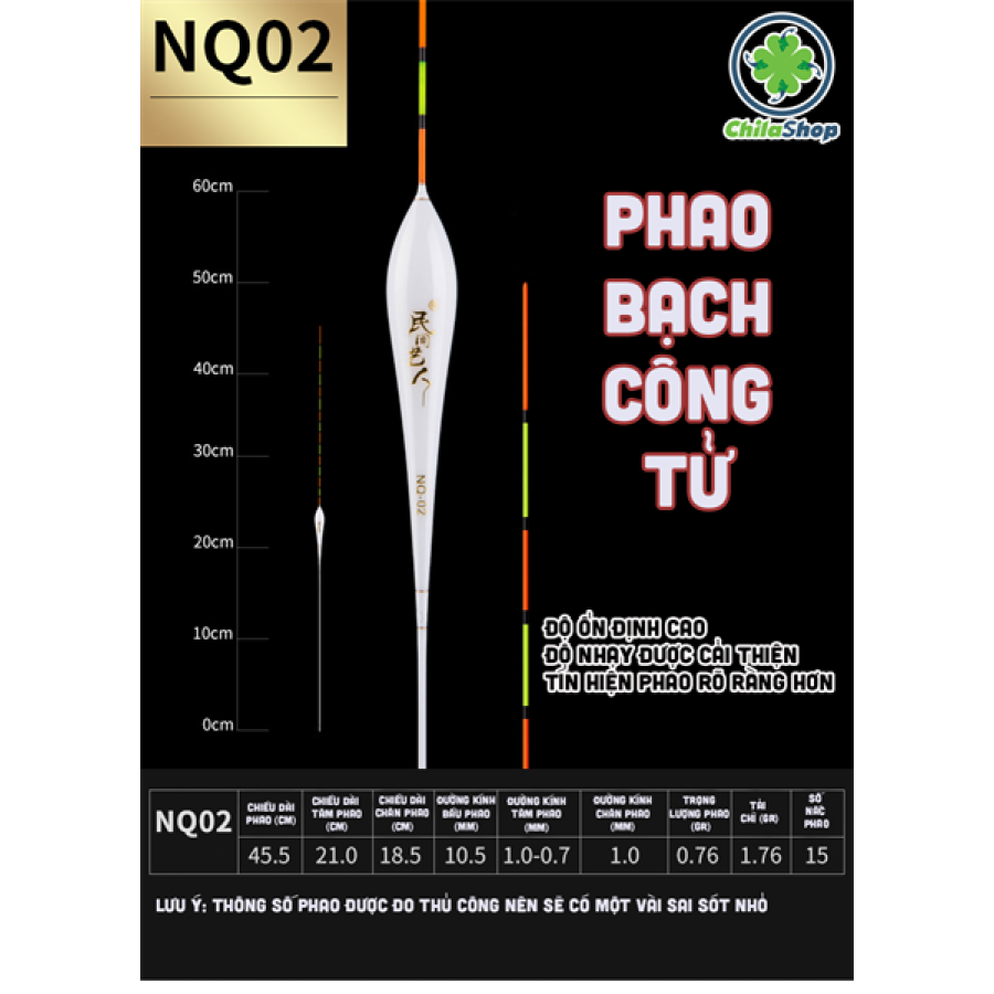 PHAO BẠCH CÔNG TỬ - NQ-02 (CÂY)