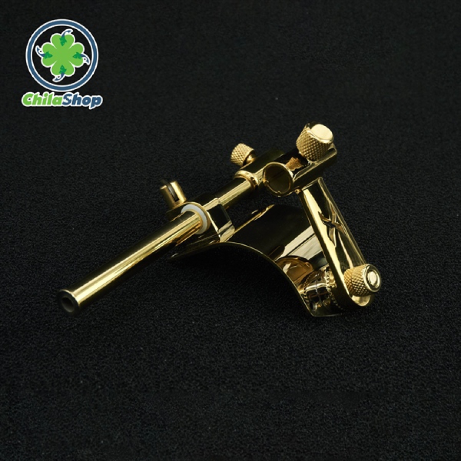 COMBO PAS INOX XSAMTIN - GÓC TRÒN - LOGO LÕM - VÀNG (BỘ (4 MÓN))