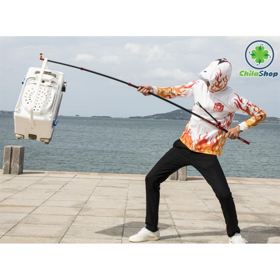 GÁC CẦN VIỀN HOA - ĐỎ - 2m7 (CÂY)