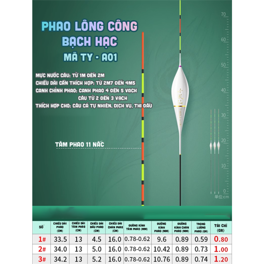 PHAO LÔNG CÔNG BẠCH HẠC - T - YA01 - SỐ 1