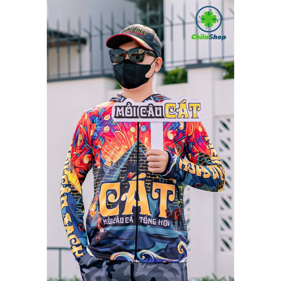 ÁO MỒI CÂU CÁT - Size S (40 - 55kg, Dưới 1m65)