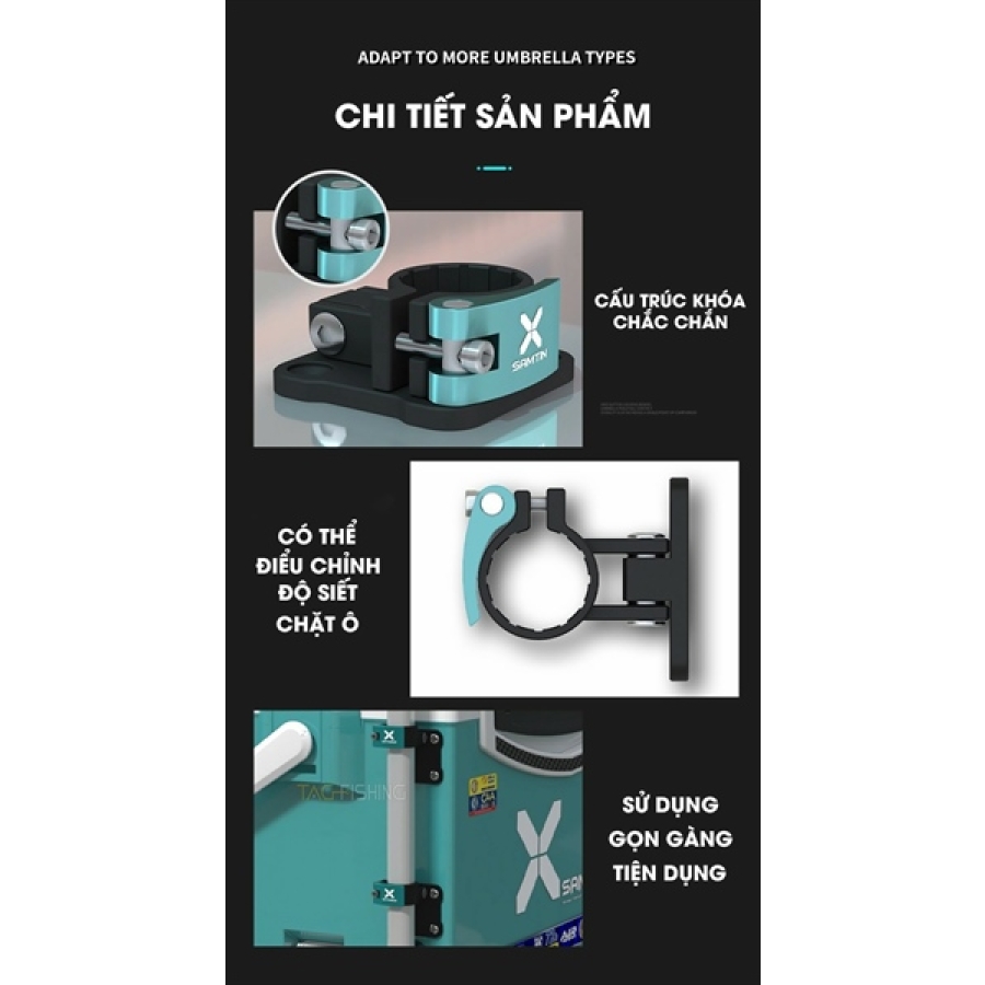THÙNG CÂU XSAMTIN 3300B - 33L - XÁM