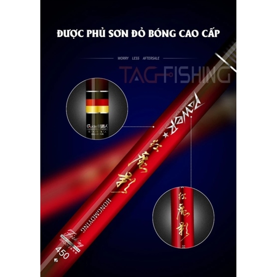 CẦN CÂU TAY GUIDE HỒNG MA ẢNH