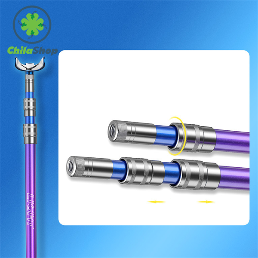 GÁC CẦN CÁ HEO TÍM - 2m4 (CÂY)