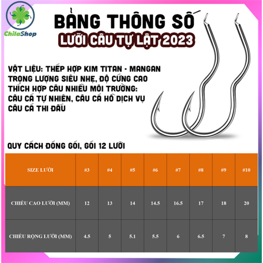 LƯỠI TỰ LẬT 2023 - SỐ 9 - CN (GÓI-12C)