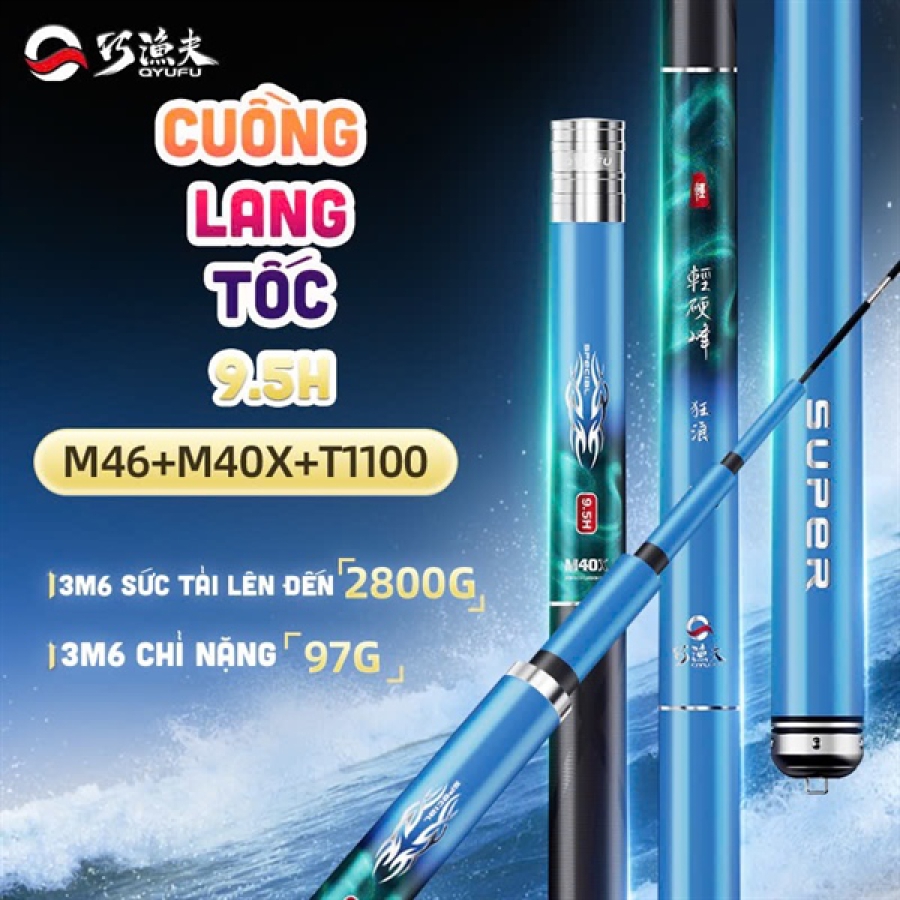 CẦN CUỒNG LANG TỐC - 3M6 - 9.5H