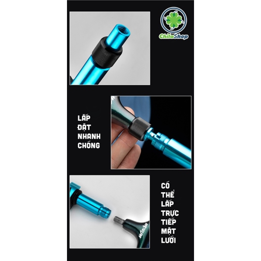 CÁN VỢT CHỐNG XOAY - 2m4 (CÂY)