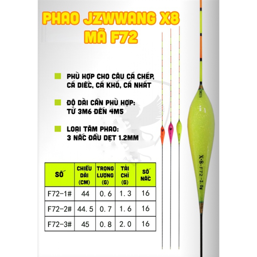 PHAO X8 - F72-SỐ 1 (CÂY)