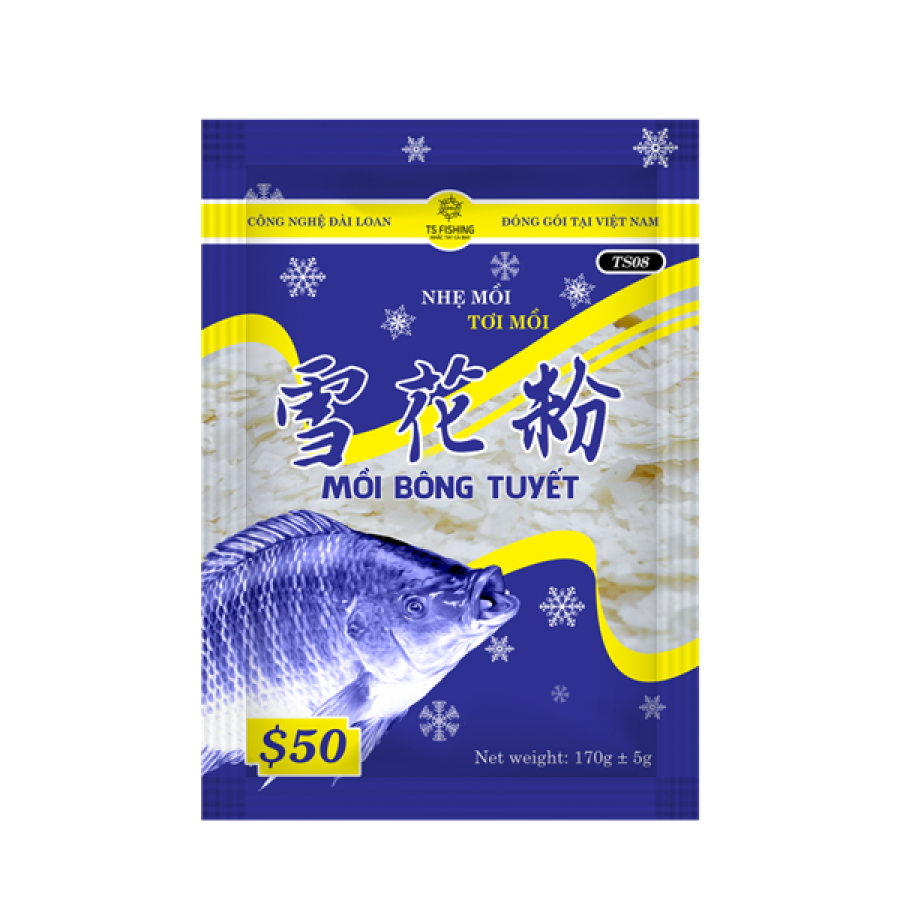 MỒI BÔNG TUYẾT - TS08 (GÓI - 170GRAM)