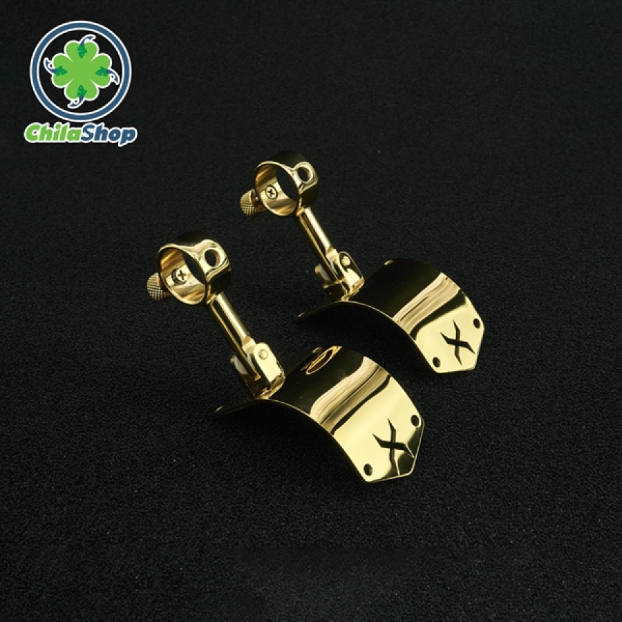 COMBO PAS INOX XSAMTIN - GÓC TRÒN - LOGO LÕM - VÀNG (BỘ (4 MÓN))
