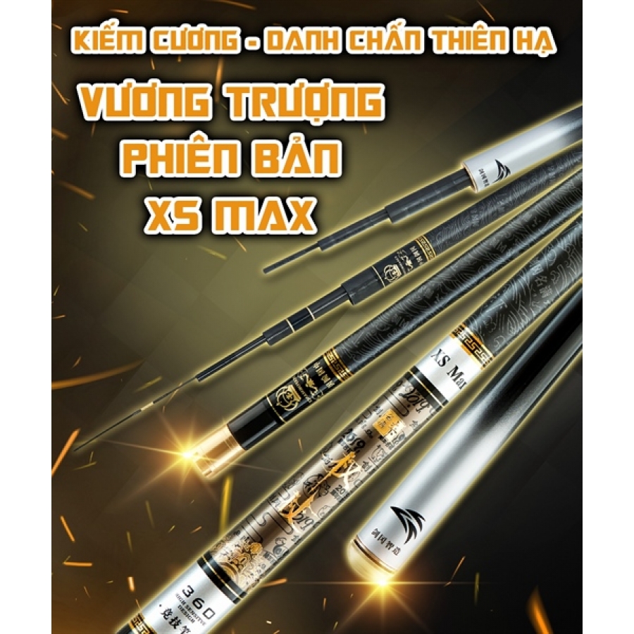 CẦN CÂU TAY VƯƠNG TRƯỢNG - XS MAX - 4H - 3M6