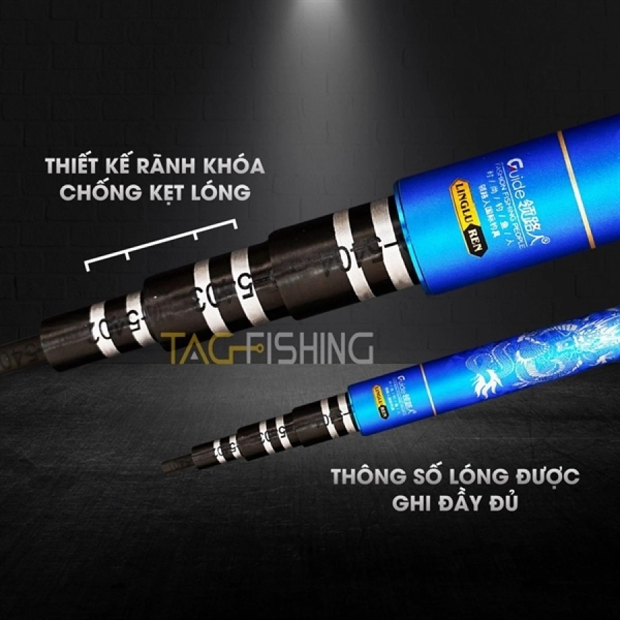 CẦN CÂU TAY GUIDE NHẤT LONG F2