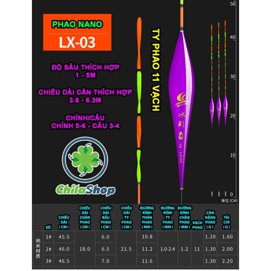 PHAO BING YING TY XOẮN 360° - LX-03 SỐ 1 (CÂY)