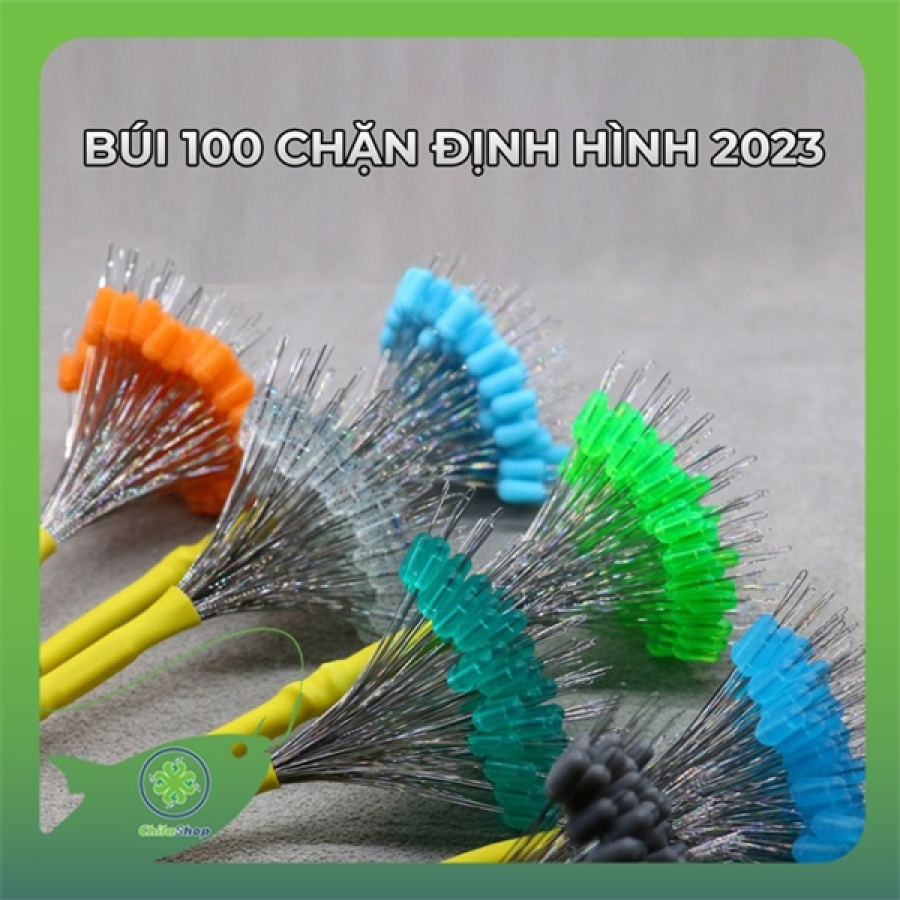 BÚI 100 HẠT CHẶN ĐỊNH HÌNH - ĐEN - 2S