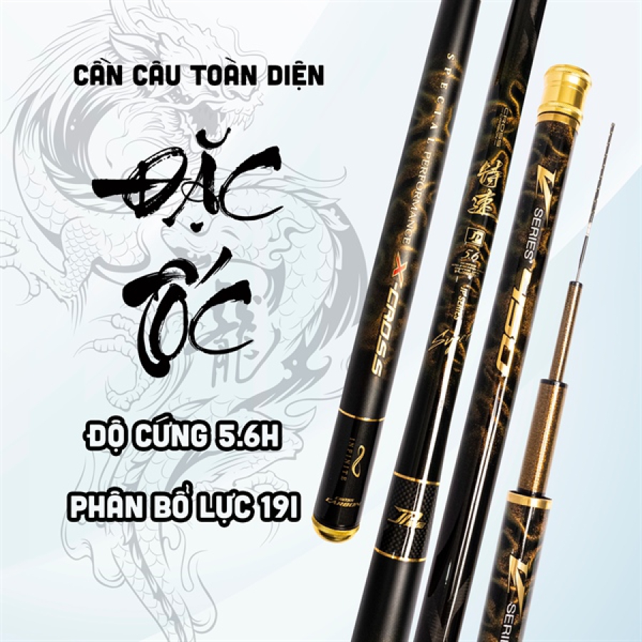 CẦN CÂU ĐẶC TỐC - 5H - 3M6