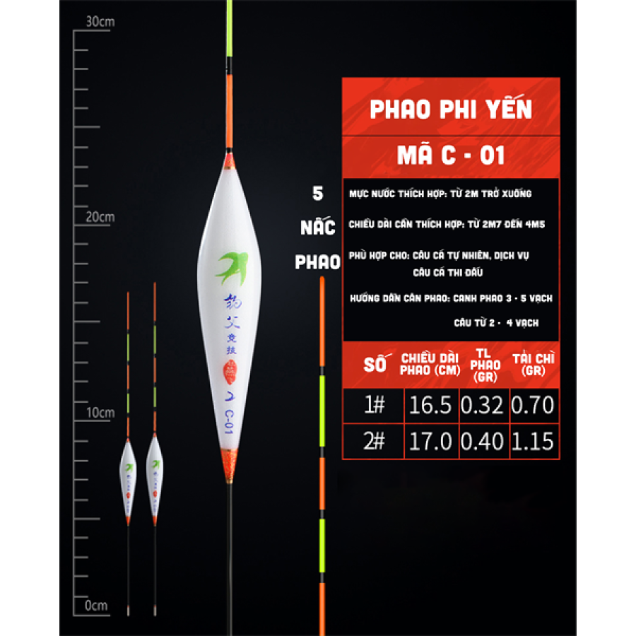 PHAO NANO PHI YẾN - C - 01 - SỐ 1