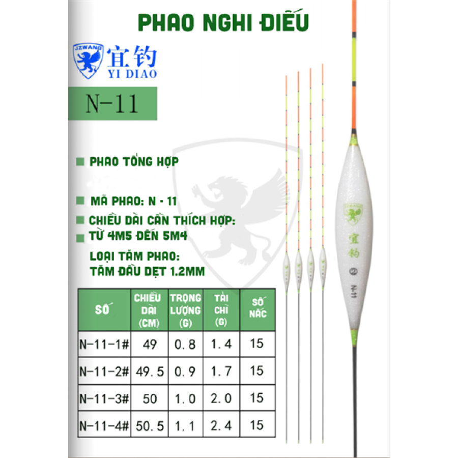 PHAO NGHI ĐIẾU - N011-SỐ 1 (CÂY)